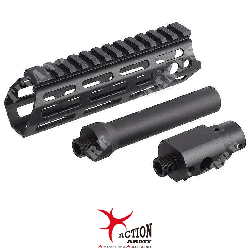 CONJUNTO DE GUARDAMANOS M-LOK PARA AAP01 BLACK ACTION ARMY (U01-024)