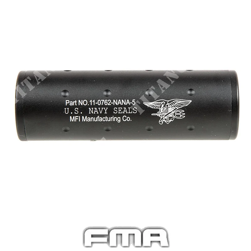 SILENCIADOR MARINO 100mm NEGRO FMA (FMA-09-022117)