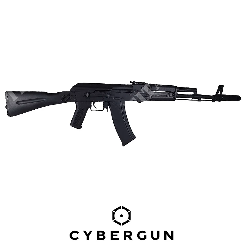 RIFLE AK-74M KALASHNIKOV NEGRO FULL METAL 6mm CYBERGUN (CBR-120966)