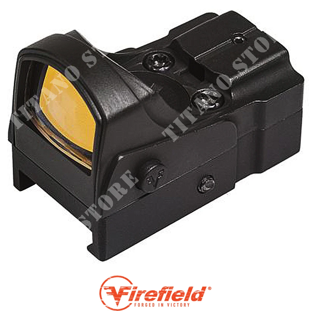 MINI REFLEX DE IMPACTO DE PUNTO ROJO + RIEL DE CAMPO DE FUEGO DE 45 ° (FF26021K)