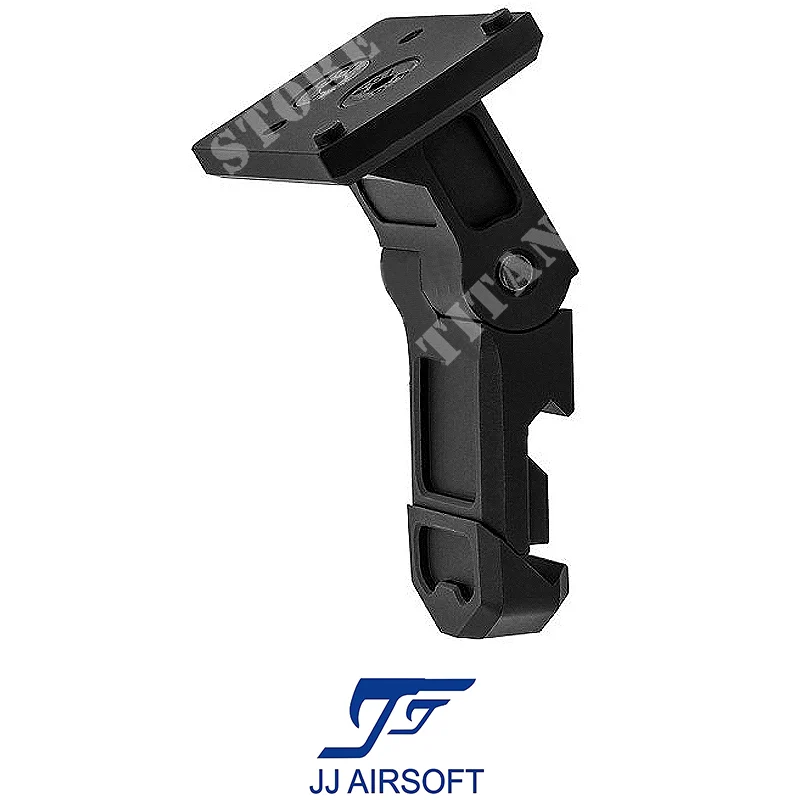 MONTURA INCLINADA AJUSTABLE PARA RMR BLACK JJ AIRSOFT (JA-1717-BK)