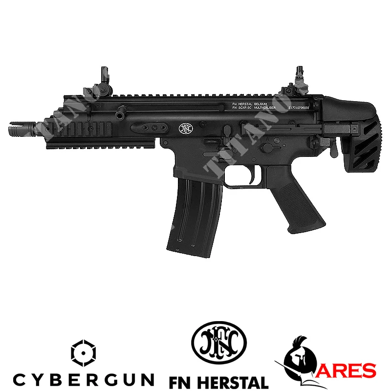 FUSIL SCAR-SC NEGRO AEG 6mm FN HERSTAL CYBERGUN (CBG-200838)