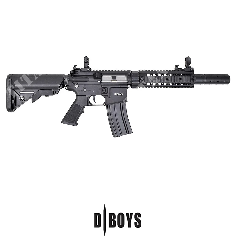 FUSIL M4 7'' ETU EN POLÍMERO NEGRO DBOYS (3881-UP)