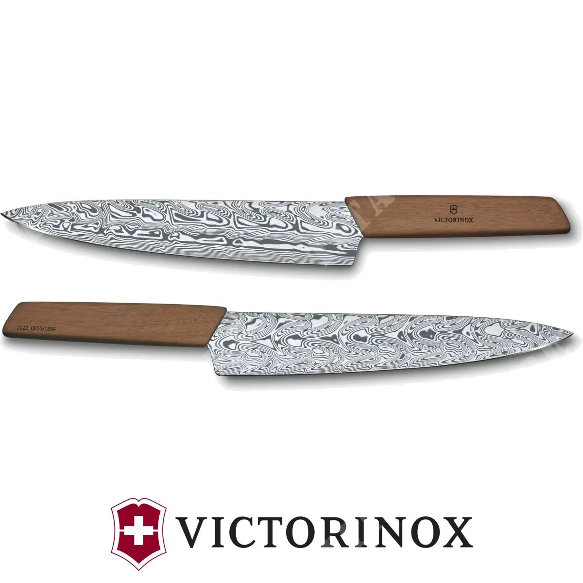 CUCHILLO TRINCHADOR SUIZO MODERNO DAMASCO LE 2022 VICTORINOX (V-6.90 10.22J22)