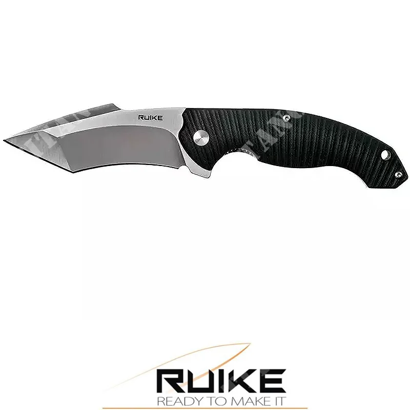 P851 NAVAJA PLEGABLE NEGRA MANGO RUIKE (RKE P851-B)