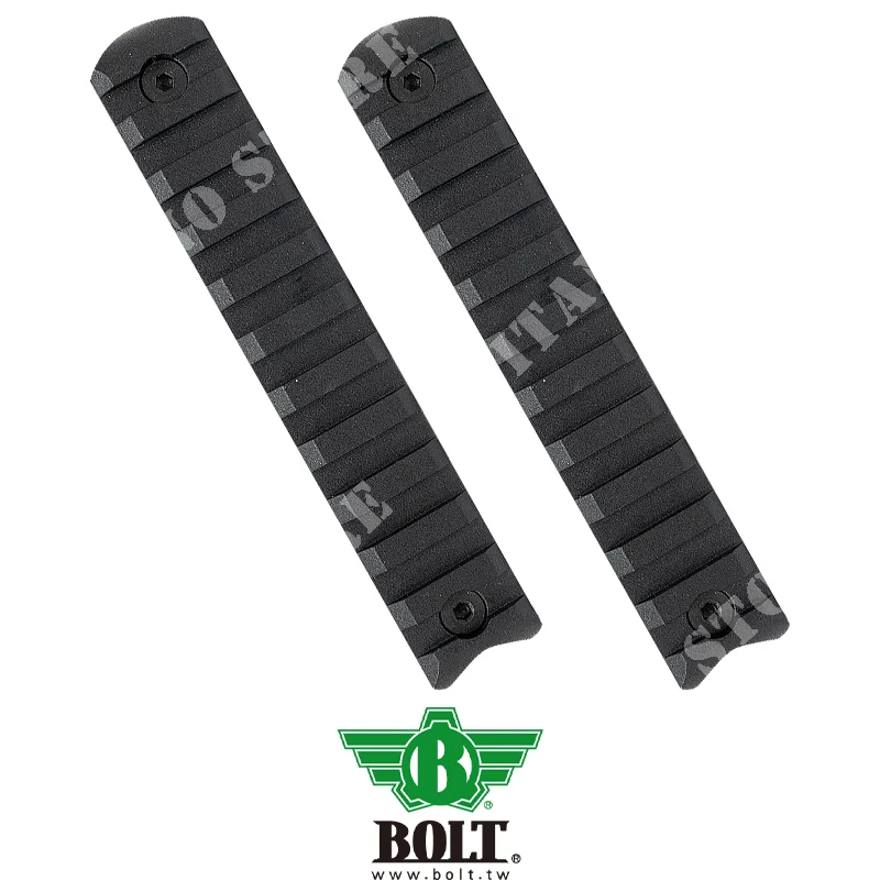 CORREDERAS M-LOK POLÍMERO PERNO LARGO NEGRO (BA-113-1)