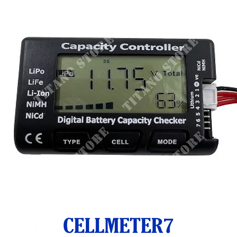 PROBADOR DIGITAL LIPO / LIFE / LION / NIMH / NICD CELLMETER7 (CM7-TEST-BATT)