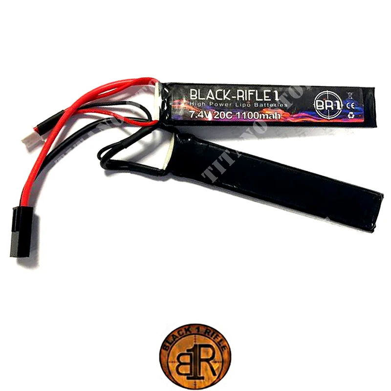 BATERÍA 7,4x1100 CQB 20C LiPO BR1 (BR7,4X1100-20C-CQB)