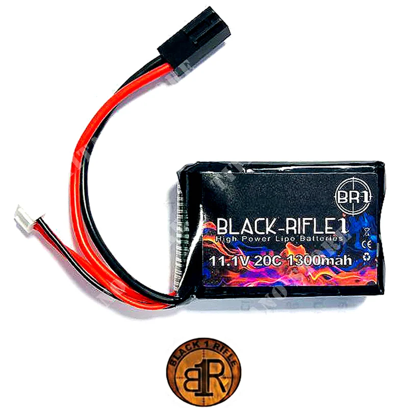 BATERÍA 11,1x1300 20C LiPO PEQ BR1 (BR11,1X1300-20C-PEQ)