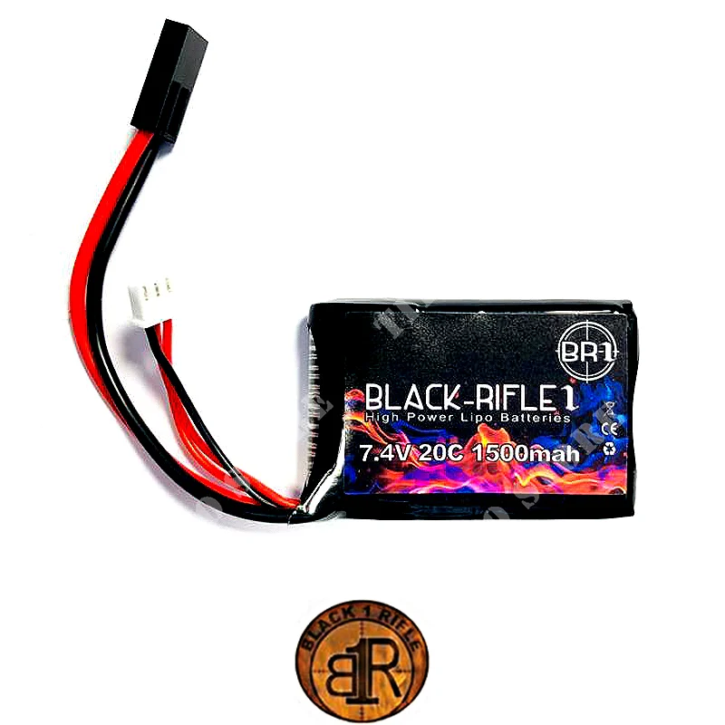 BATERÍA 7,4x1500 20C LiPO PEQ BR1 (BR7,4X1500-20C-PEQ)