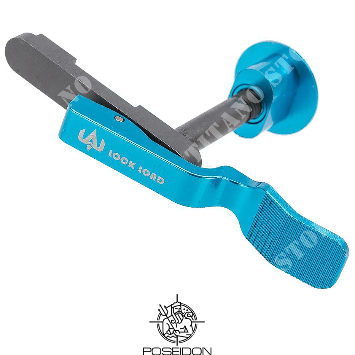 CARGADOR AMBIDIESTRO DESBLOQUEO POSEIDON AZUL ANODIZADO (PLAL-002-BL)