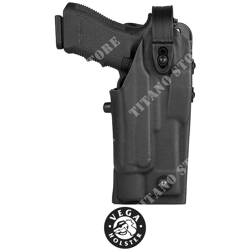 FUNDA DE POLÍMERO PARA GLOCK G17 CON LÁSER / LINTERNA QUANTUM VEGA (VKQ804N)