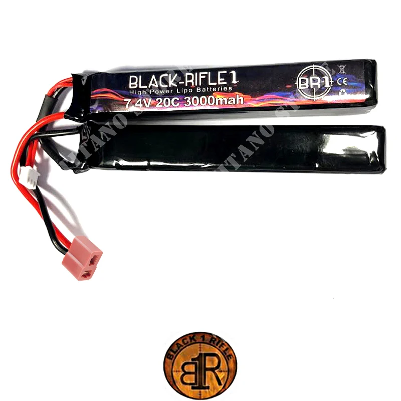 BATERIA 7,4x3000mah CQB 20C LiPO DEANS BR1 (BR7,4X3000-20C-CQB-DEANS)