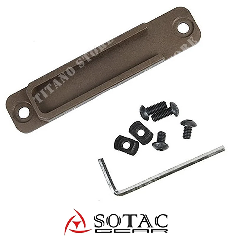 PORTA LLAVES DE MANDO CD M-LOK DARK EARTH SOTAC (STC-JQ-096DE)