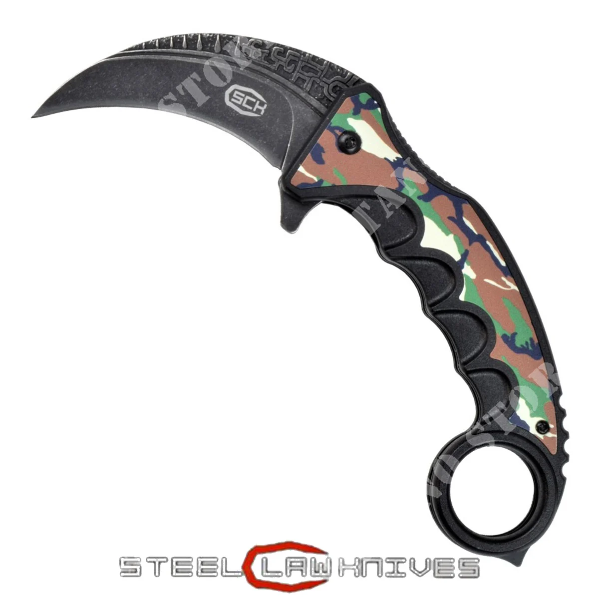NAVAJA KARAMBIT CAMO APERTURA ASISTIDA SCK (CW-H36)