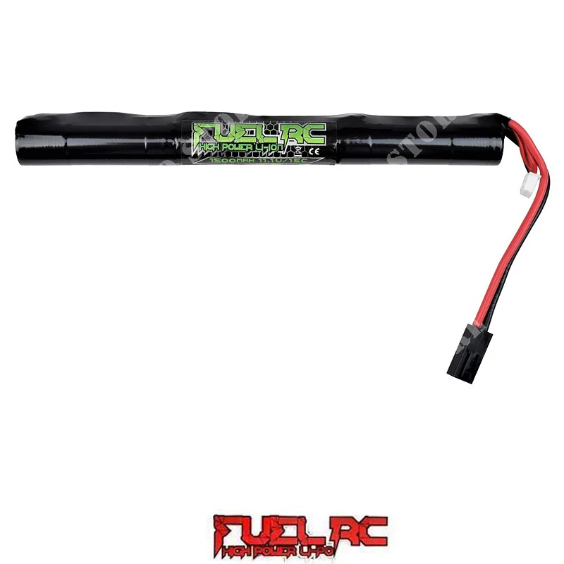 BATERÍA DE IONES DE LITIO 11.1X1500MAH 20C COMBUSTIBLE EN BARRA (ION-11.1X1500)