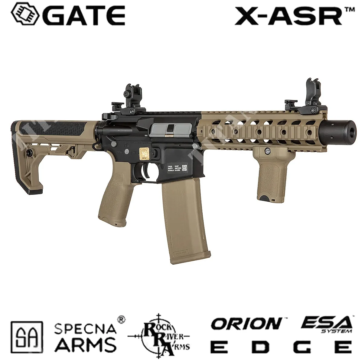 RIFLE DE BRAZOS SPECNA M4 SA-E05 EDGE TAN (SPE-01-033904)