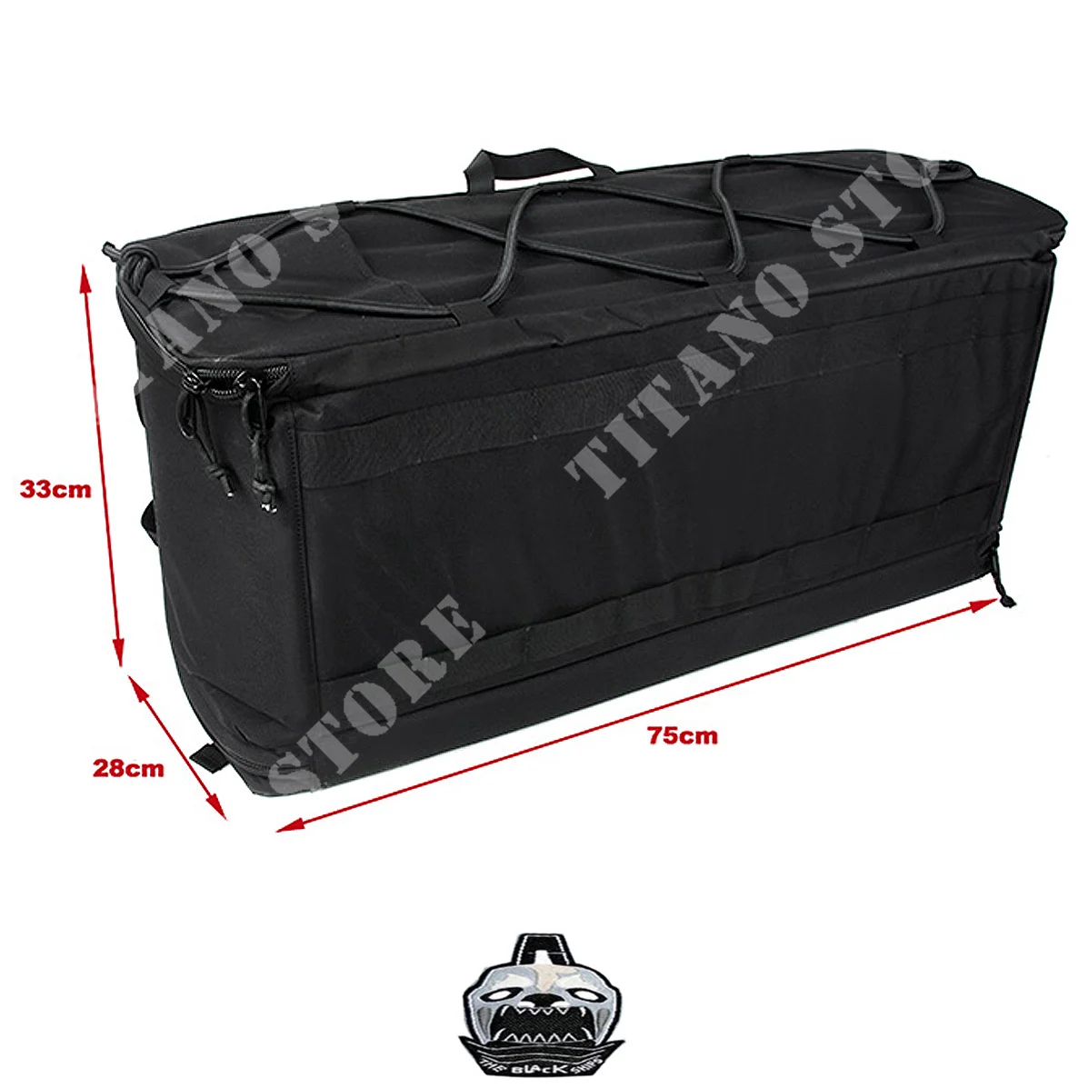 BOLSA MULTIUSOS MOD A LA NAVE NEGRA (TBS075-BK)