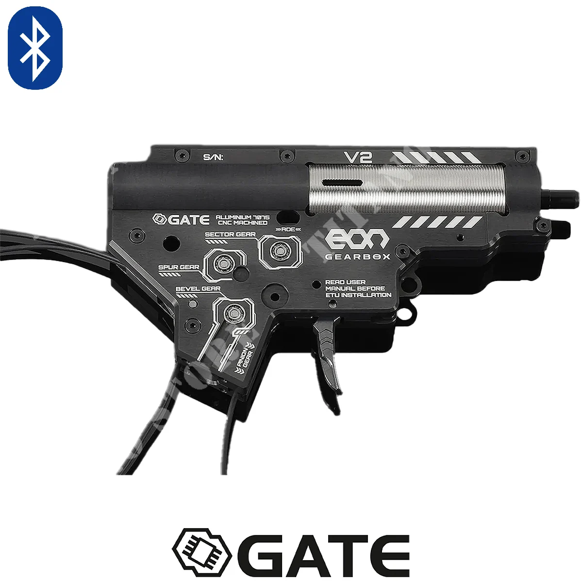 EON GEARBOX V2 + TITAN II BLUETOOTH COMPUERTA DE CARRERA COMPLETA (EON-CGB2-F)