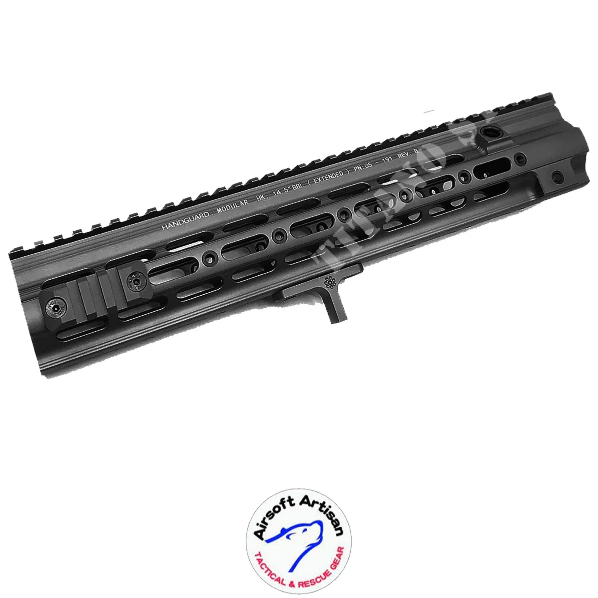 RIS GEISSELE HK416 SRE NEGRO 14.5'' AIRSOFT ARTISAN (AART-RAS-07-BK)