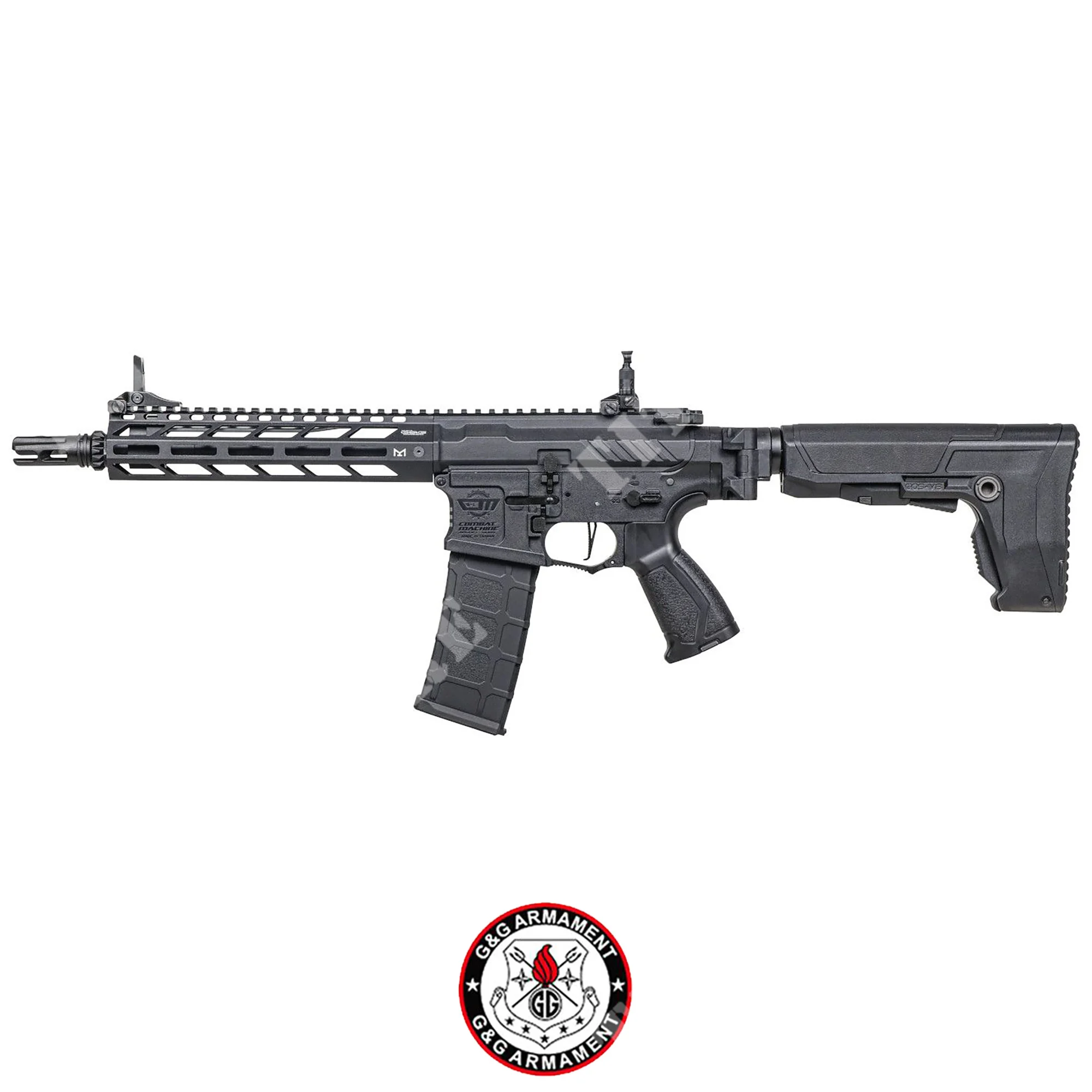 RIFLE CM16 SRF 9" NEGRO G&G(GG-CM16-SRF9)