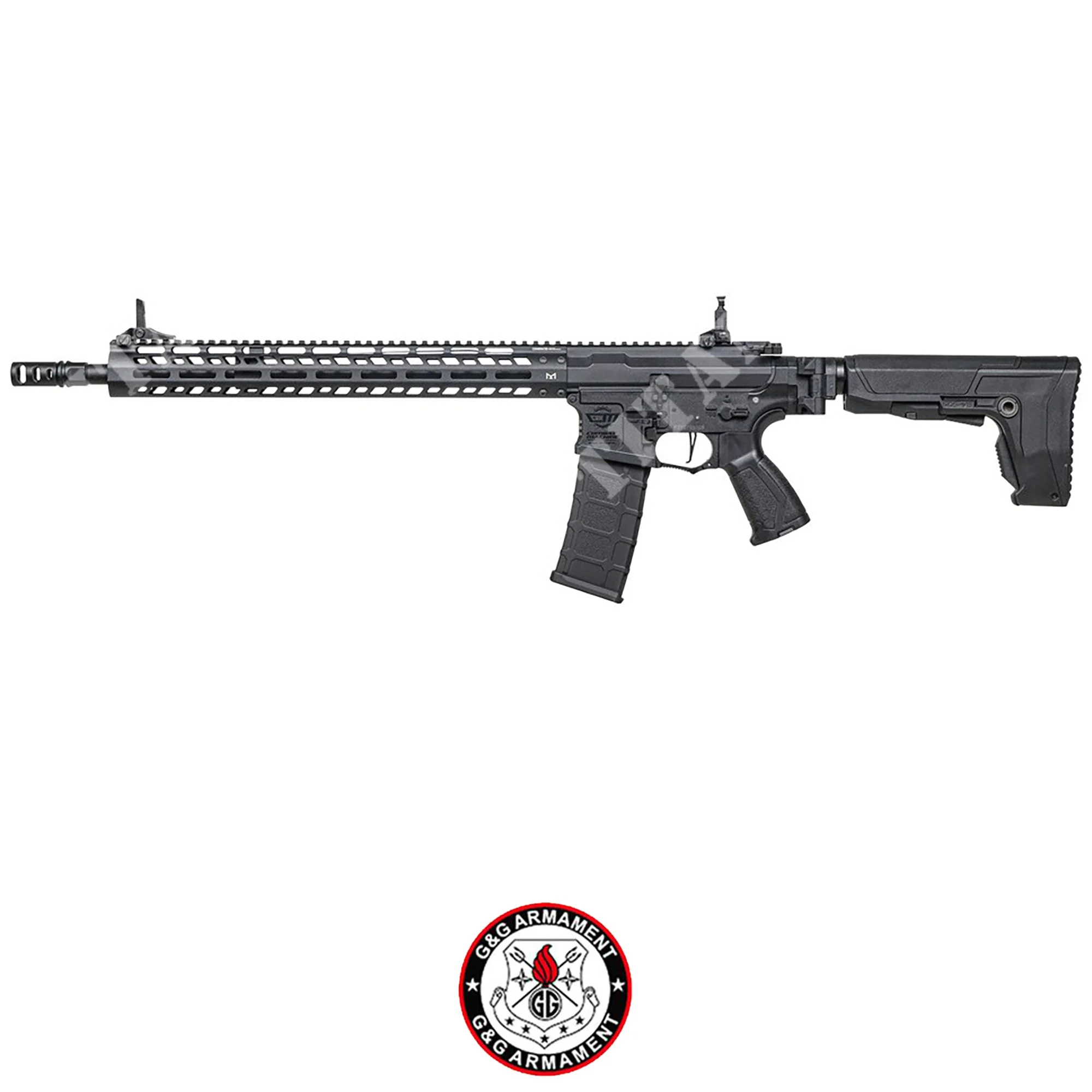 RIFLE CM16 SRF 16" NEGRO NEGRO (GG-CM16-SRF16)