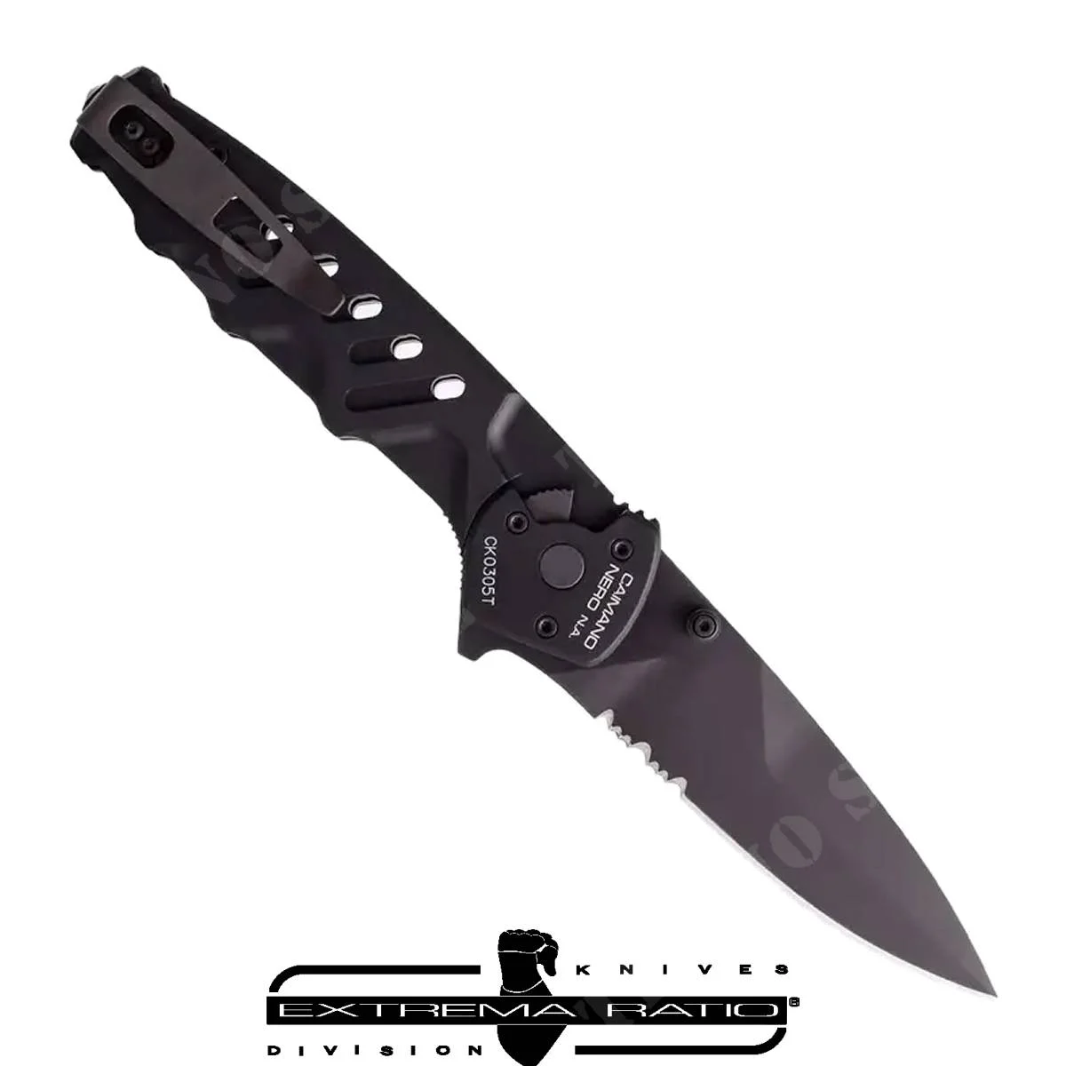 CUCHILLO CAIMAN EXTREMA RATIO NEGRO NA (0166/BLK)
