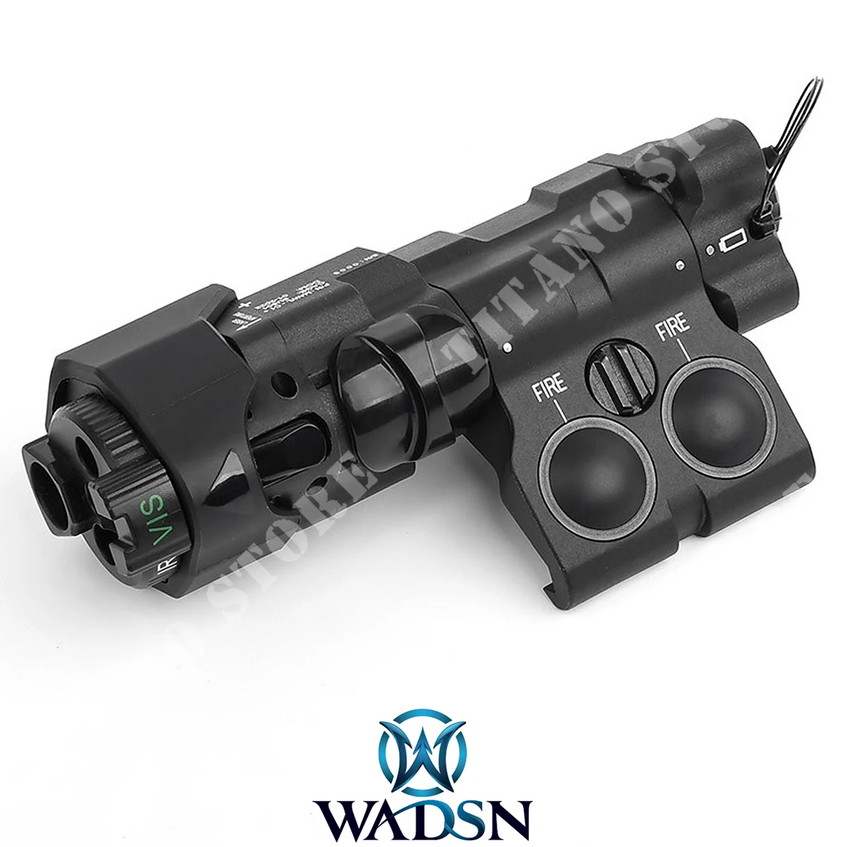 LINTERNA LED + LASER/IR NEGRO WADSN (WD6075-B)