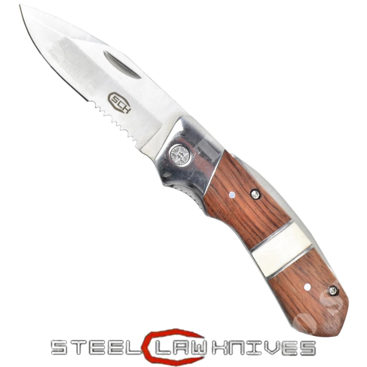 CUCHILLO PLEGABLE DE MADERA SCK (CW-K75)