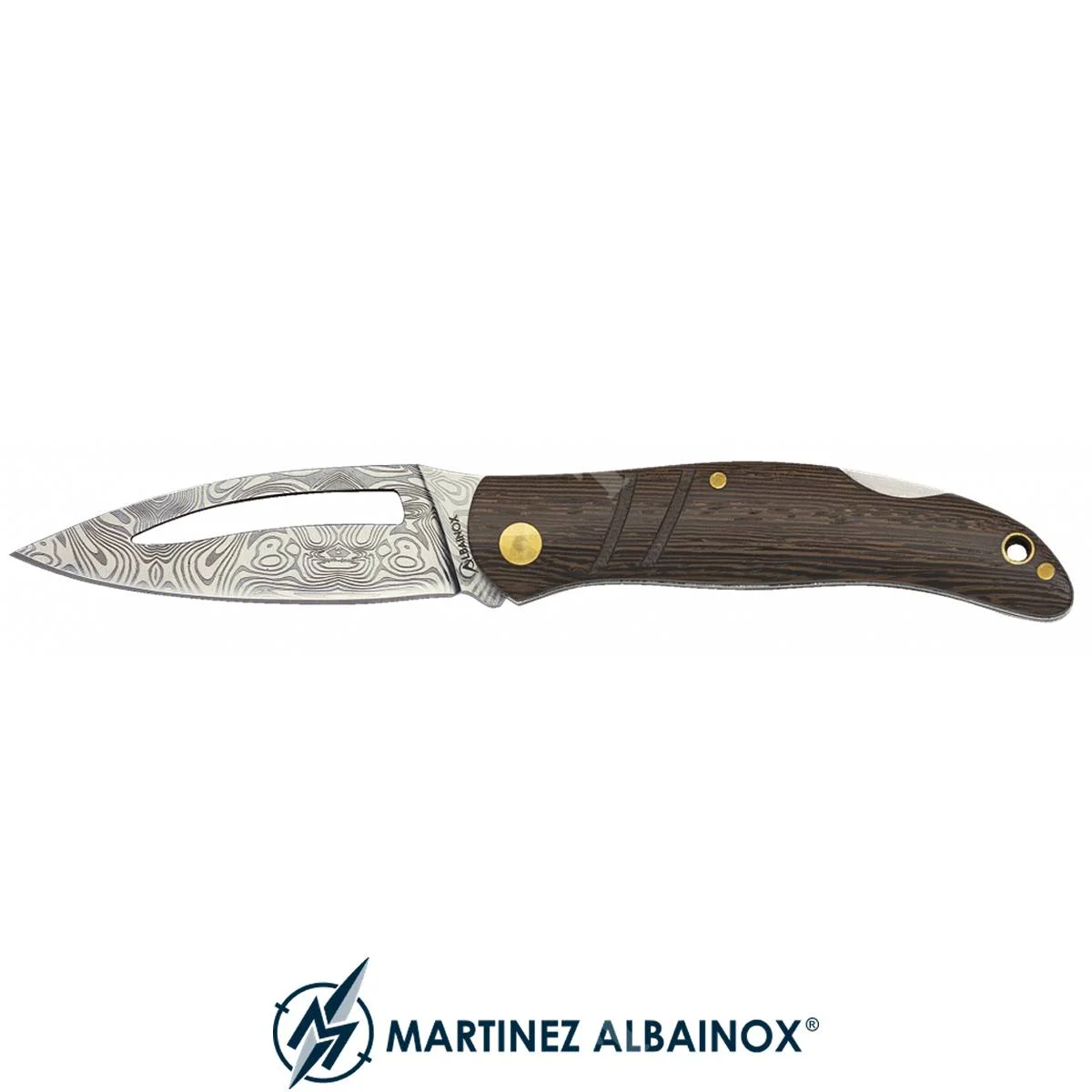 CUCHILLO CON HOJA DECORADA ALBAINOX (ALB-18754)