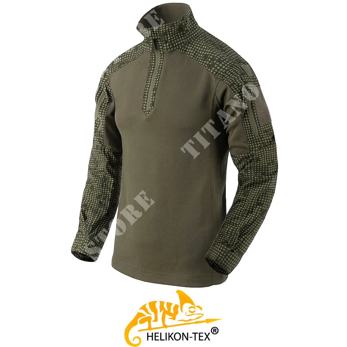 CAMISETA COMBATE MCDU DESERT NIGHT CAMO HELIKON (BL-MCD-SP-0L02A)