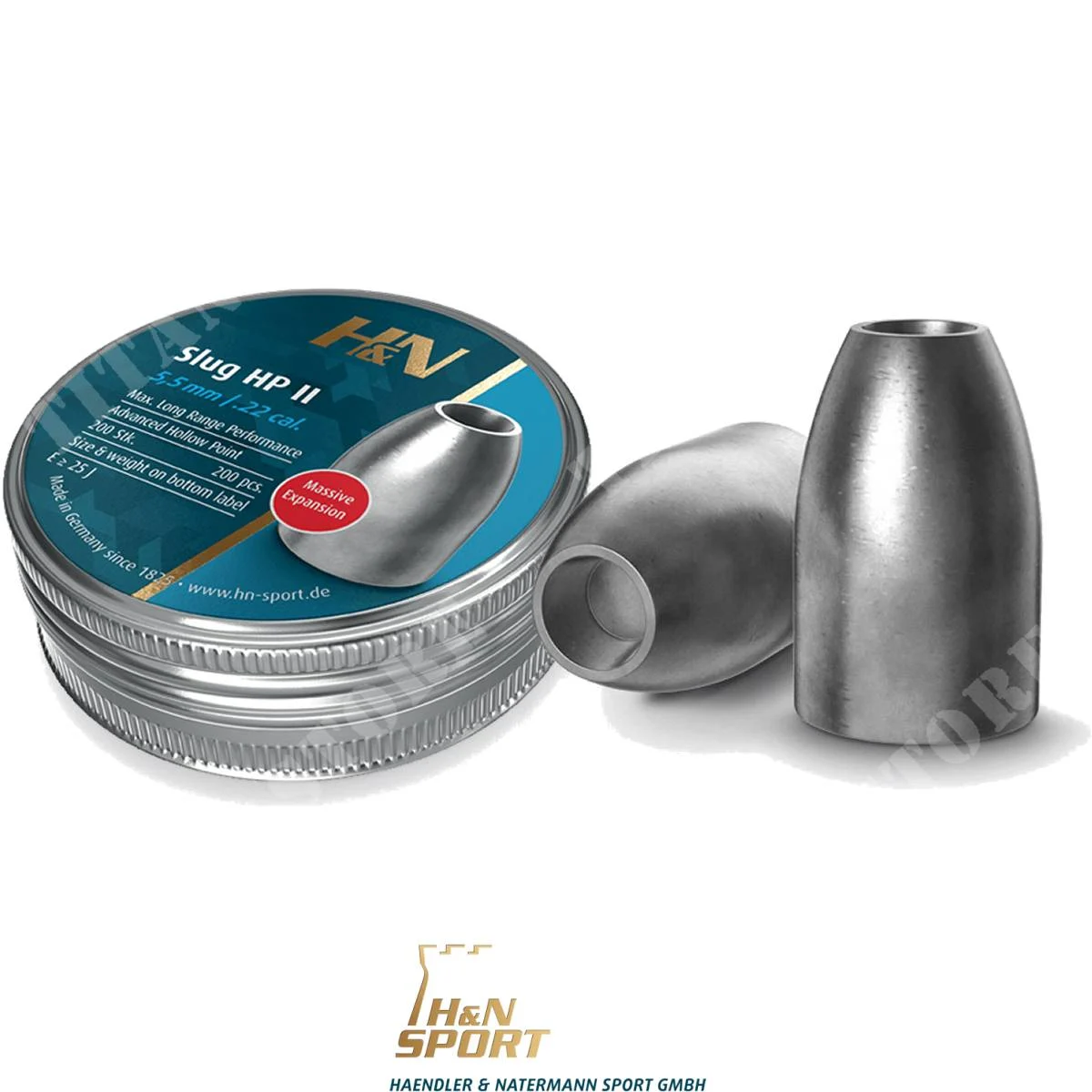BABOSA DE PLOMO HPII 5,5MM .217 30GR H&N (HN-SLHPII.217-30)