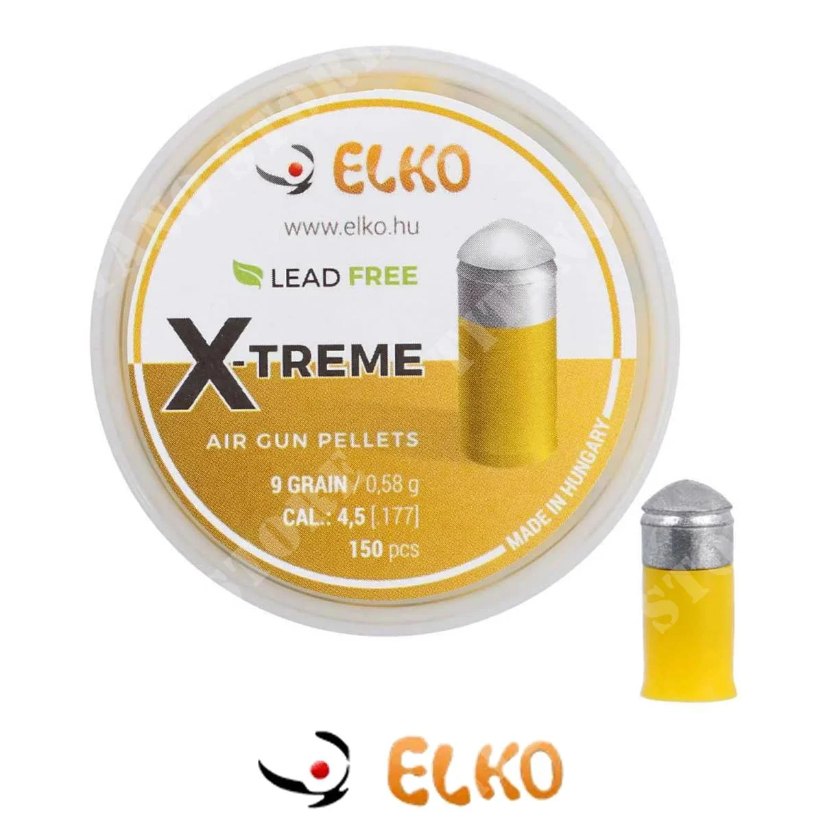 PLOMOS ELKO X-TREME CAL 4,5MM 150uds (ICM103)
