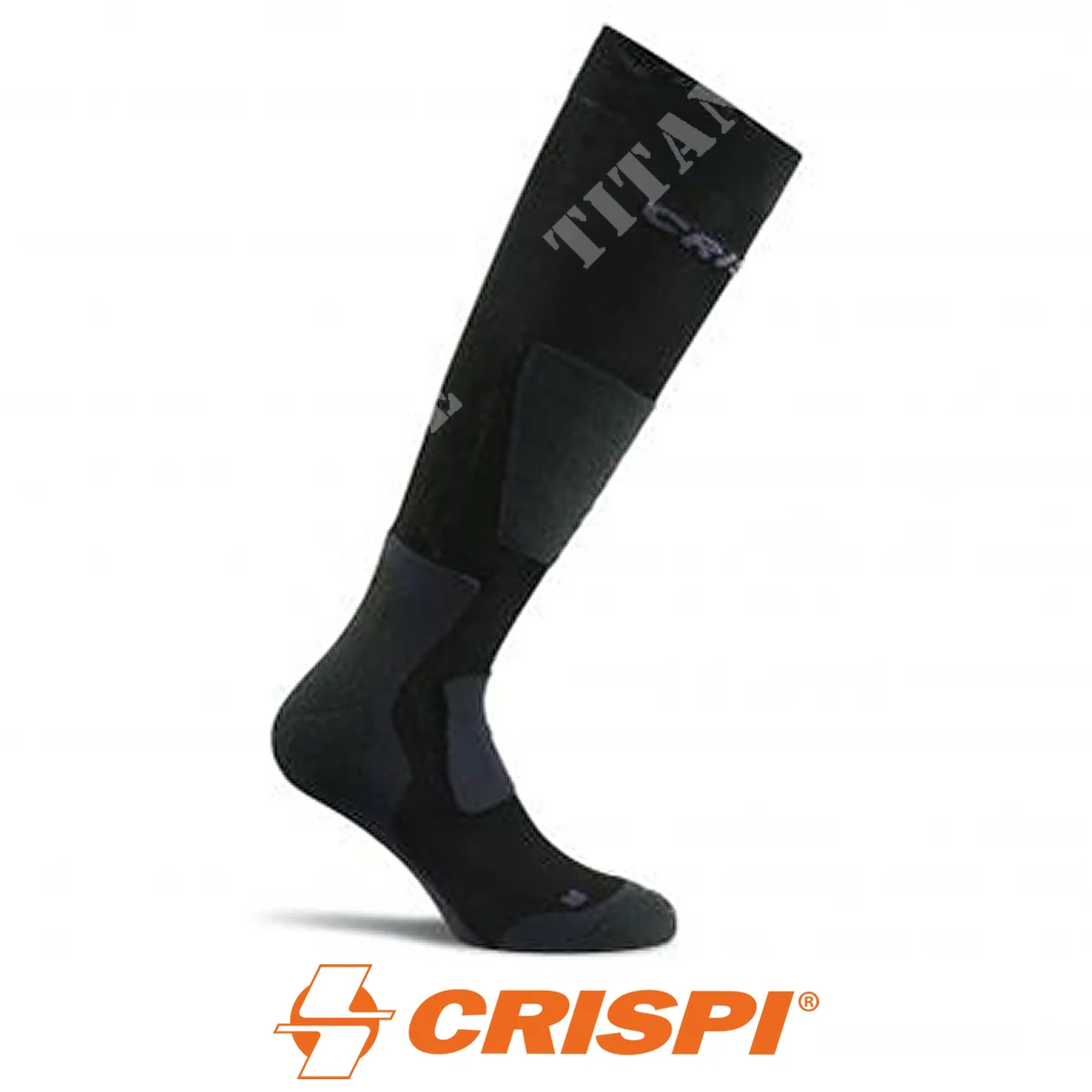 CALCETINES NEUTRO NEGRO TÁCTICO CRISPI (AC0111)