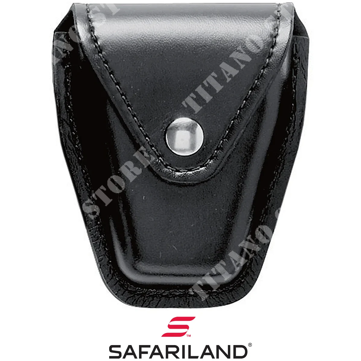 PORTA ESPOSAS DE CUERO NEGRO SAFARILAND 190 (190-2B)