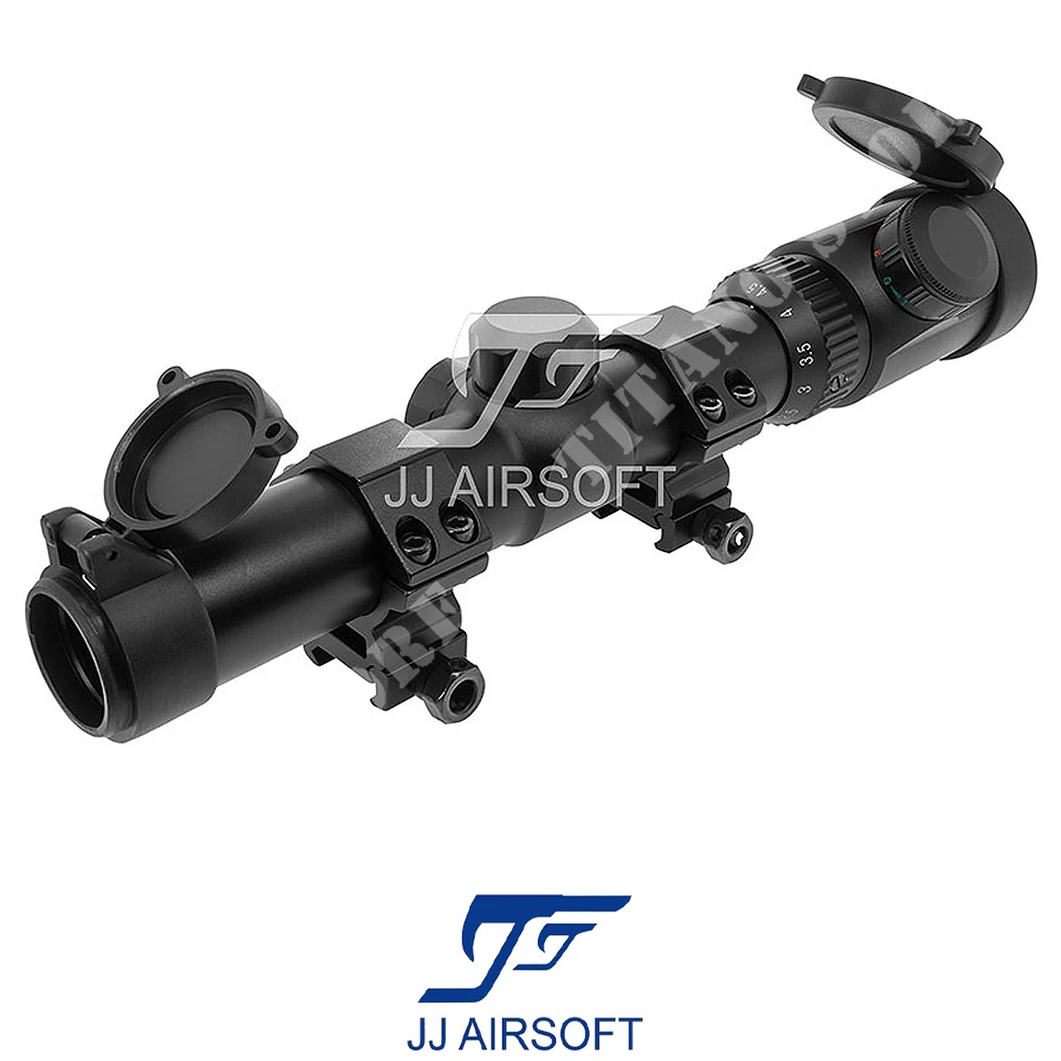 VISOR LPVO 1.25-4X26 NEGRO JJ AIRSOFT (JA-5377-BK)