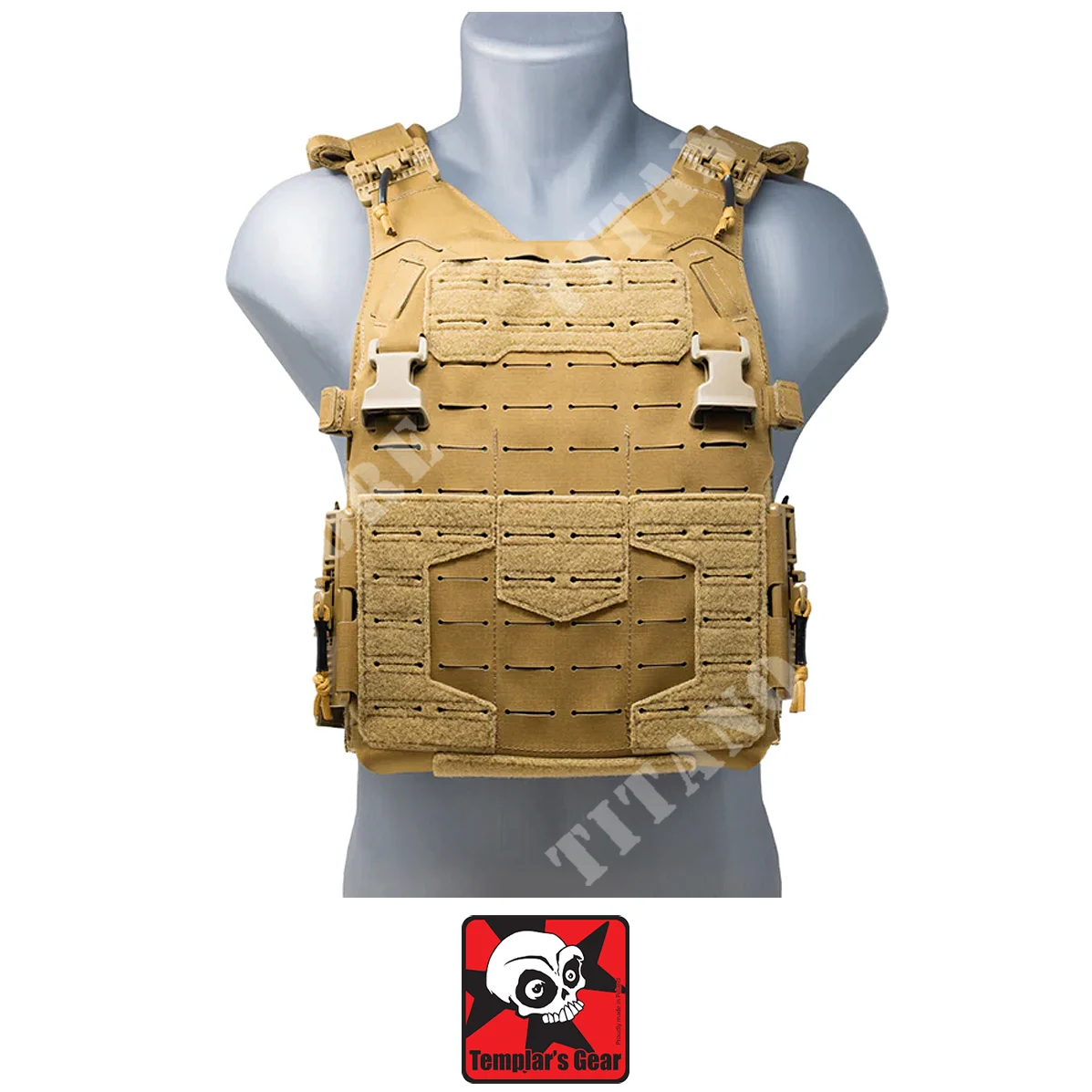 PORTA PLACAS CPC ROC TG-M COYOTE BROWN G.4 TEMPLAR'S GEAR (TG-CPC-ROC-G4-CB-M)