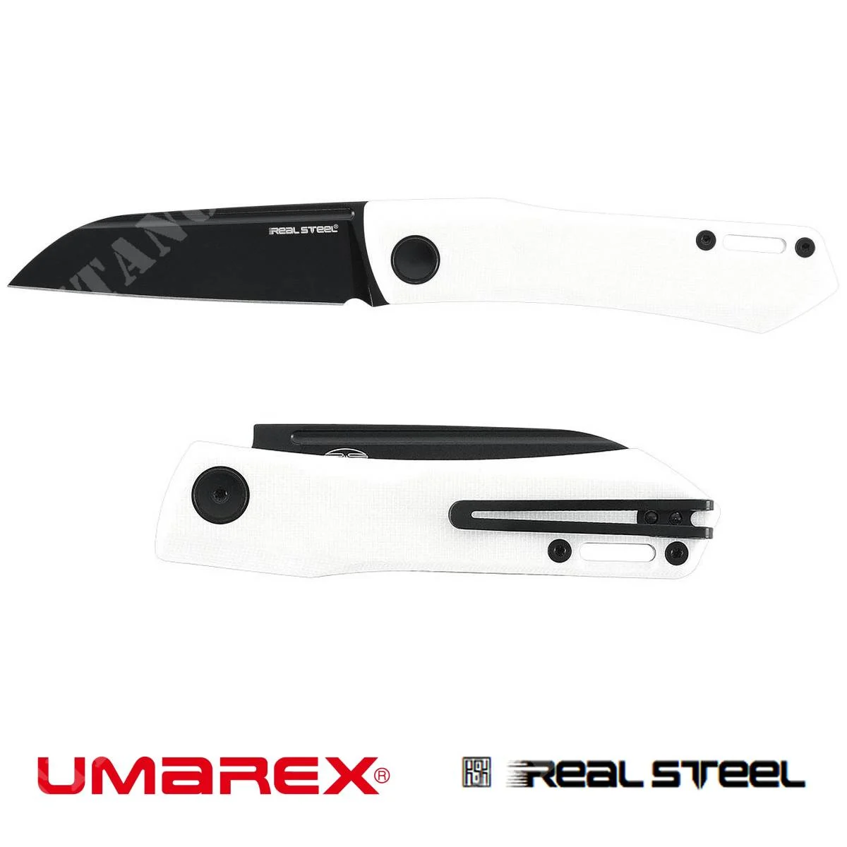 CUCHILLO SOLIS LITE BLK-WHI REAL STEEL UMAREX (5.0229)