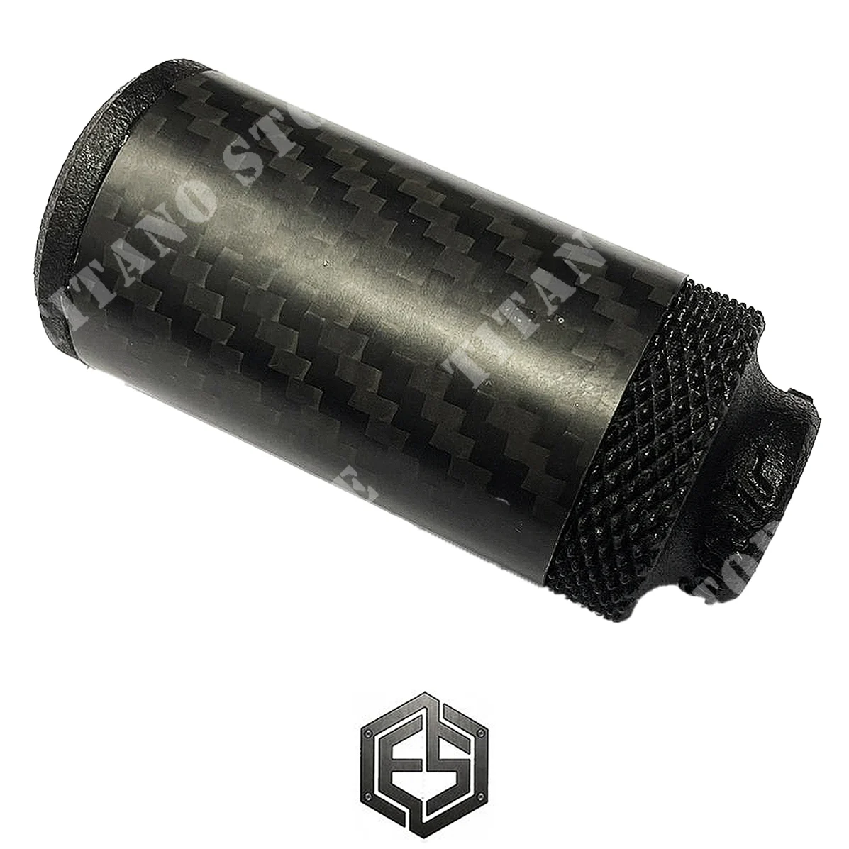 SILENCIADOR DE CARBONO AEG 50MM ESCW (ESC-SILCRB-S)