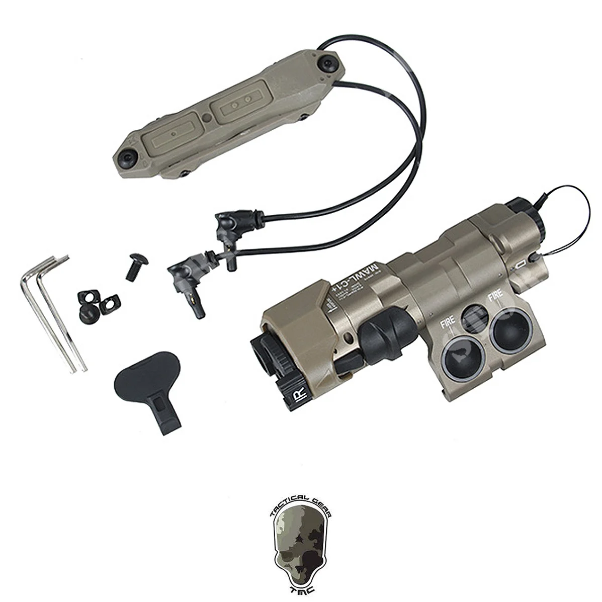 LINTERNA + LASER MAWL-C1+ DX TAN DIJIA (TMC-DJ2022008-DE)