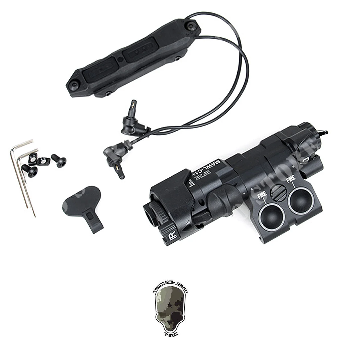 LINTERNA + LASER MAWL-C1+ DX NEGRO DIJIA (TMC-DJ2022008-BK)