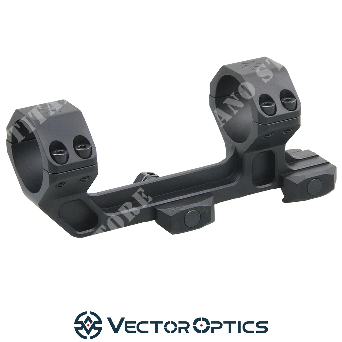 MONTURA X-ACCU 30mm ÓPTICA VECTORIAL NEGRA (XASR-3031)