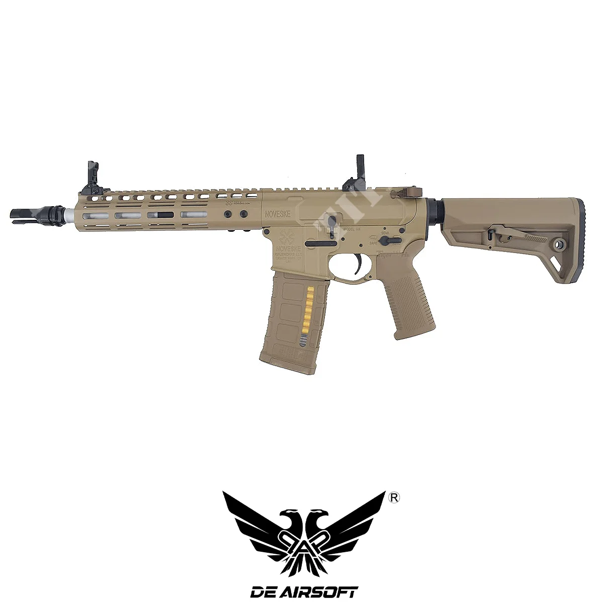 Fusil de doble águila M4 NSR9 TAN GBB de Nueva Zelanda (DE-GGB-NSR-9-N4-TAN)