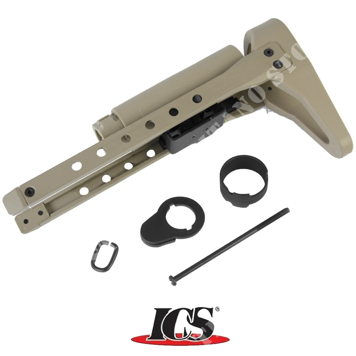STOCK QRS PARA M4 TAN ICS (MA-317)