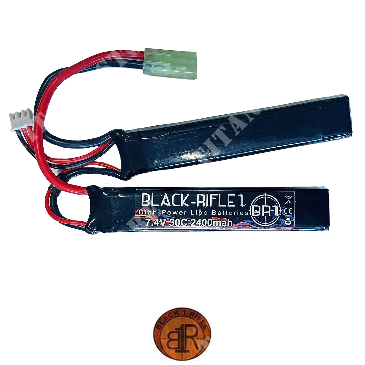 BATERIA LIPO 7.4X2400MAH 30C CQB BR1 (BR-7.4X2400-30C-CQB)
