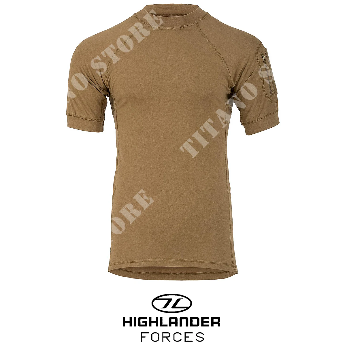 CAMISETA TÁCTICA DE COMBATE COYOTE HIGHLANDER (HL-TEE031 CT)
