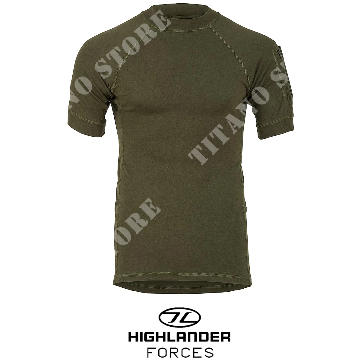 CAMISETA TÁCTICA DE COMBATE VERDE HIGHLANDER (HL-TEE031 OD)