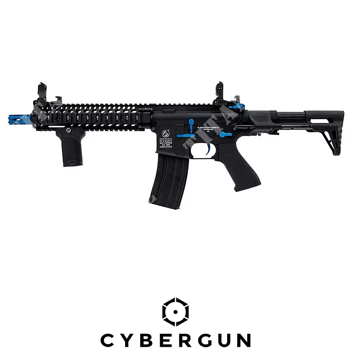 FUSIL COLT MK18 PDW AZUL SIERRA 6mm CYBERGUN (CYB-180025)