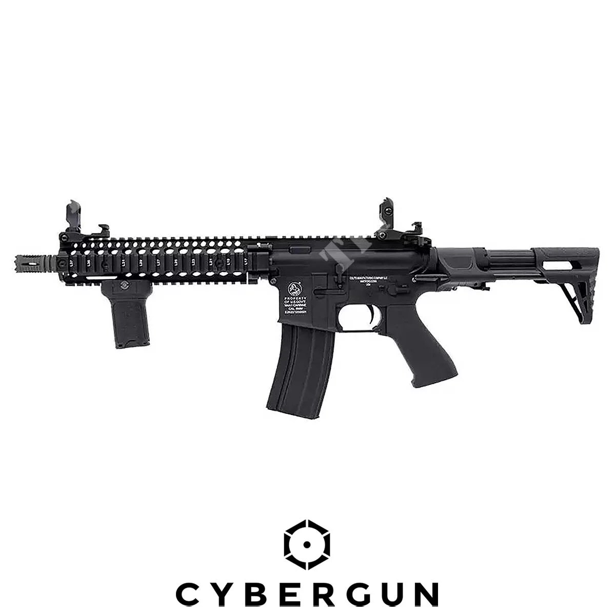 FUSIL COLT MK18 PDW SIERRA NEGRO 6mm CYBERGUN (CYB-180024)