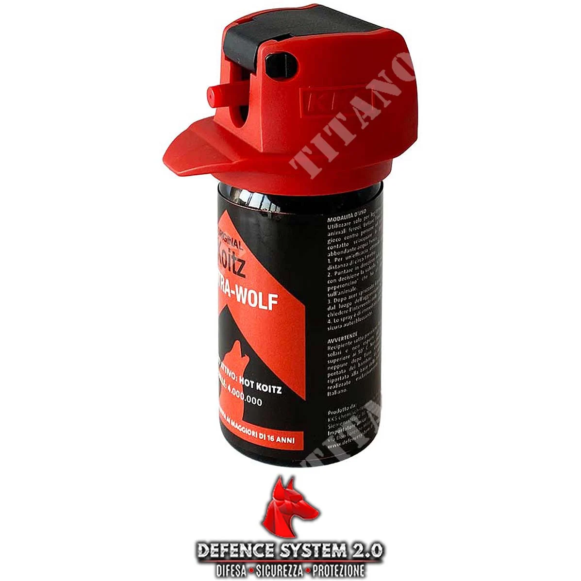 SPRAY ANTIAGRESIÓN PARA LOBOS CONTRA-WOLF 60gr KOITZ DEFENSE SYSTEM (CW485)